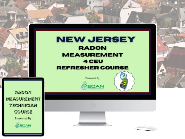 New Jersey Radon Measurement 4 CEU Refresher / Online